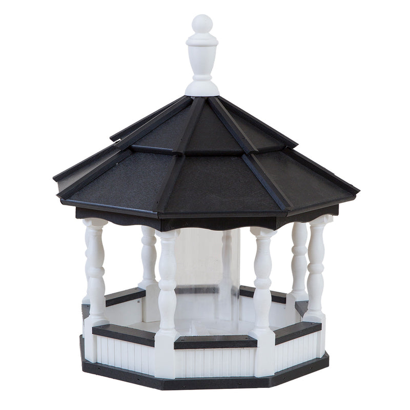 Poly Small Post Mount Spindle Bird Feeder-Birdhouses & Feeders-Peaceful Valley Furniture