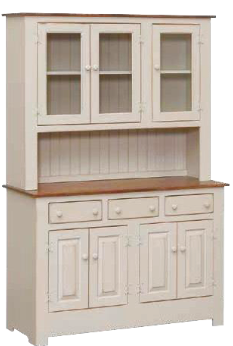 China Cabinet with Glass-Storage & Display-Peaceful Valley Furniture