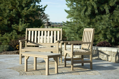 4' English Bench-Seating-Peaceful Valley Furniture